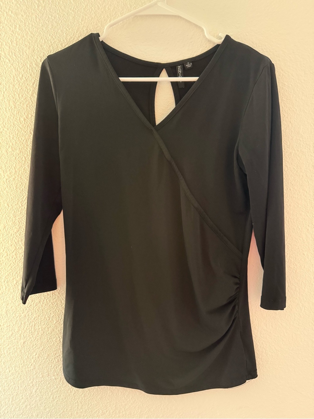 Venini Black Sleeveless Top with V-Neck